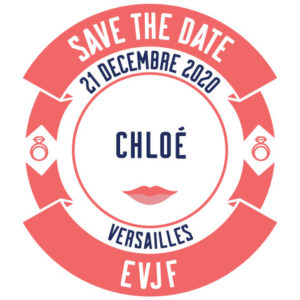 Bougie personnalisée – Cadeau Save The Date – Étiquette Enterrement Vie de Jeune Fille